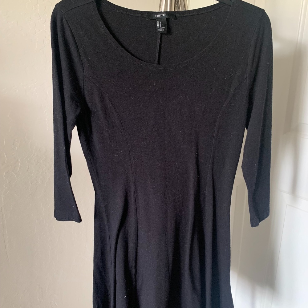 Forever 21 Scoop Neck Flared Dress